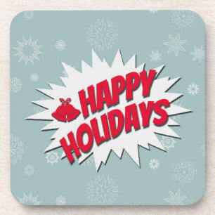 Happy Holidays Coaster