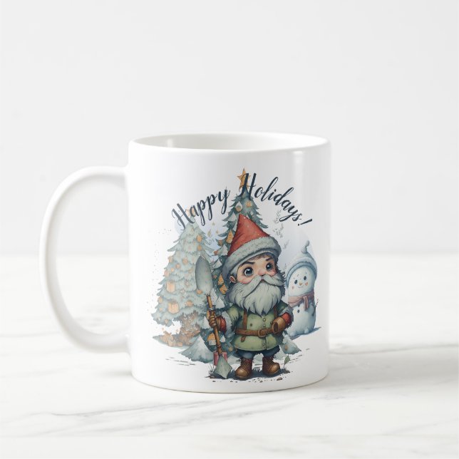 Happy Holidays Coffee Mug (Left)