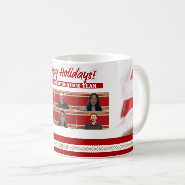 Happy Holidays Coffee Mug (Front Right)