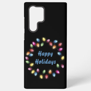 Happy Holidays Colourful & Festive Christmas Light Samsung Galaxy Case