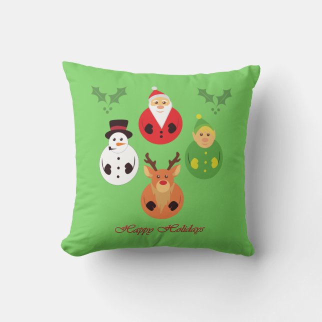 Happy Holidays! Cushion (Front)
