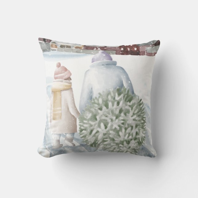 Happy Holidays Cushion (Front)