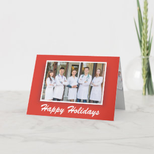 Happy Holidays Custom Photo   Corporate Holiday Card