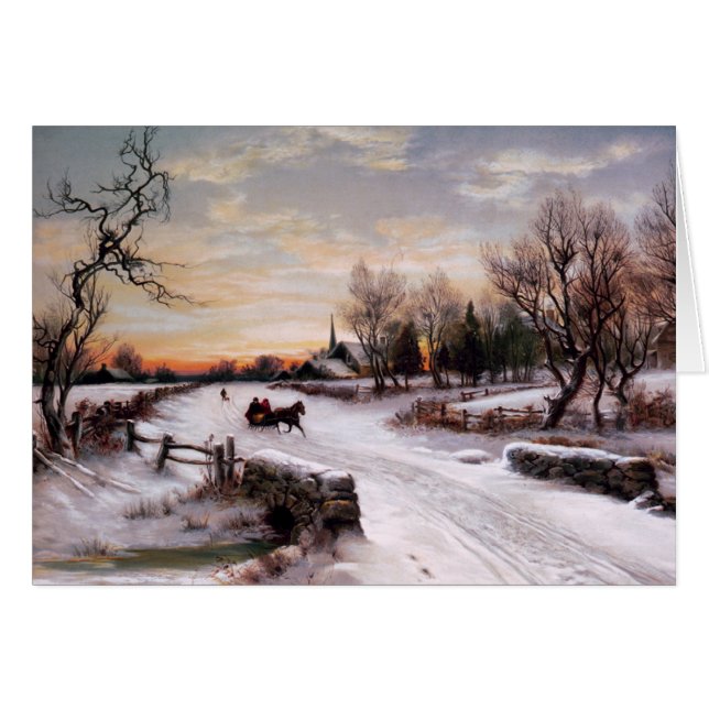 Happy Holidays. Customisable Christmas Cards (Front Horizontal)