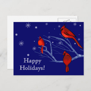 Happy Holidays. Customisable Christmas Postcards