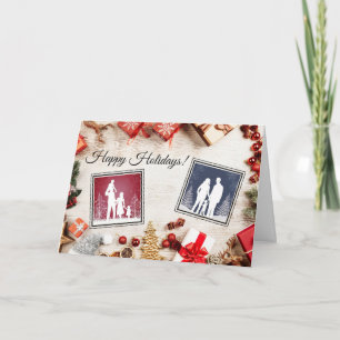 Happy Holidays Customisable Greeting Card