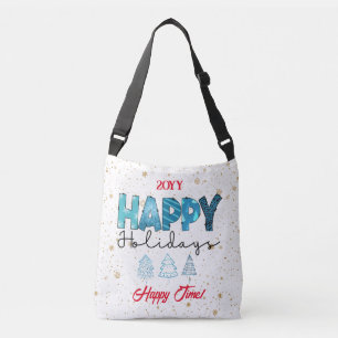Happy Holidays Customise Crossbody Bag
