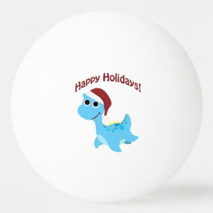 Happy Holidays! Cute Nessie Ping Pong Ball