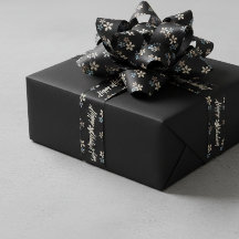 Happy Holidays Decorative Gift Wrapping Ribbon