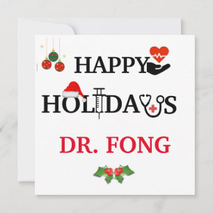 Happy Holidays Doctor Healthcare