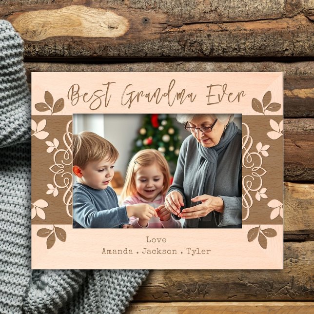 Happy Holidays Family Name  Etched Frames (Creator Uploaded)