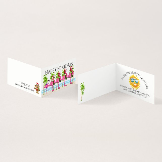 Happy Holidays Flamingo Style #holidayZ (Inside and Outside)