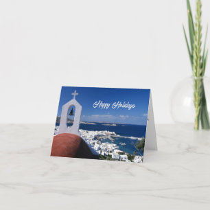 Happy Holidays Folded Greeting Card