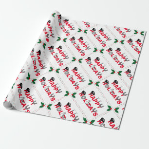 Happy Holidays For Cyclist  Wrapping Paper
