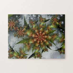 Happy Holidays Fractal Jigsaw Puzzle