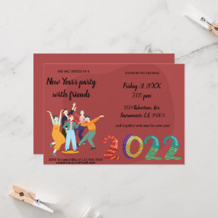 Happy Holidays Friends Invitation