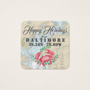Happy Holidays from Baltimore Gift Tags