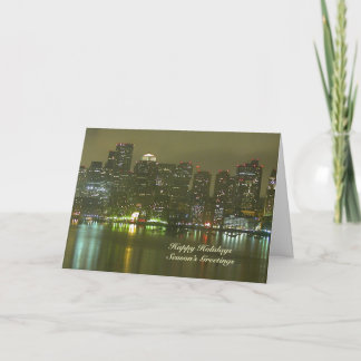 Happy Holidays from Boston Card
