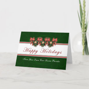 Happy Holidays - From Lawn Care Service Card