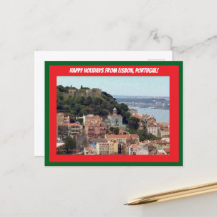 Happy Holidays from Lisbon, Portugal! Holiday Postcard