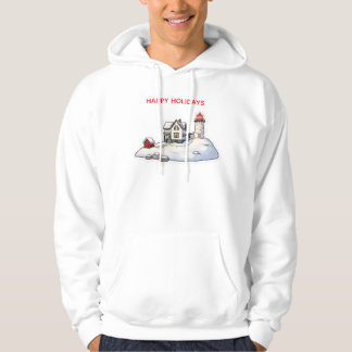 HAPPY HOLIDAYS from MAINE, NUBBLE LIGHT Hoodie
