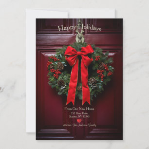 Happy Holidays From New Home Holiday Card