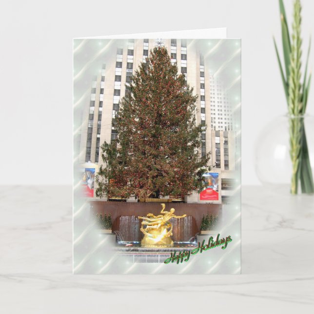 Happy Holidays From NY Card (Front)