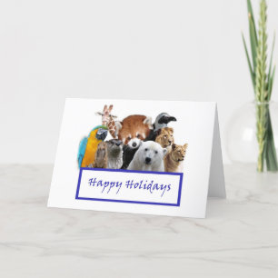 Happy Holidays from our Zoo! Holiday Card