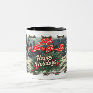Happy Holidays from Santa Claus on a Mug
