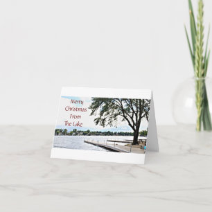 HAPPY HOLIDAYS **FROM THE LAKE*** CARD