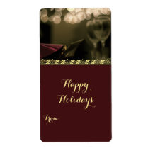 Happy Holidays From Us Label by RoseWrites