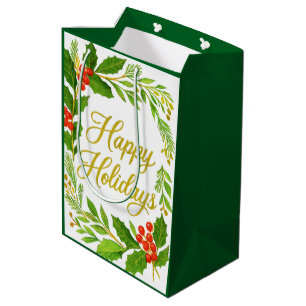'Happy Holidays' Gift Bag