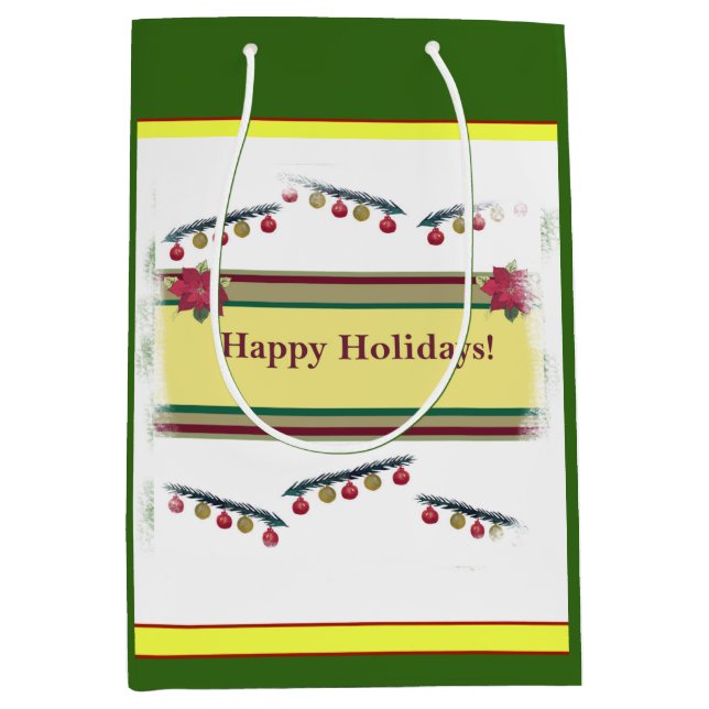 Happy Holidays Gift Bag (Front)