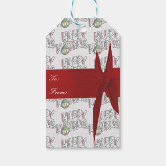 Happy Holidays - Gift Tags