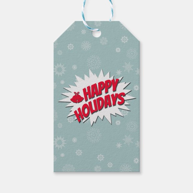 Happy Holidays Gift Tags (Front)