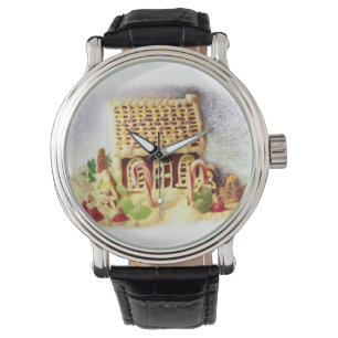 Happy Holidays Gingerbread House Watch