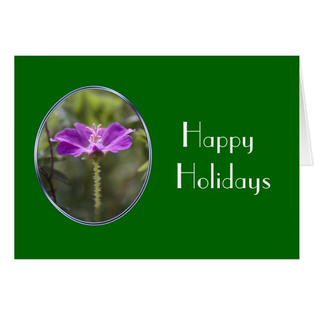 Happy holidays  greeting card (Front Horizontal)