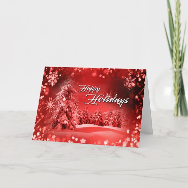 Happy Holidays Greeting Card (Front)
