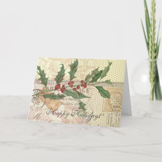 Happy Holidays Greeting Card (Front)