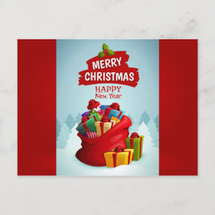 Happy Holidays Greeting Postcard