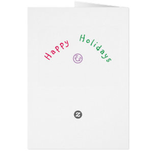 Happy Holidays - Happy Crazy Clown