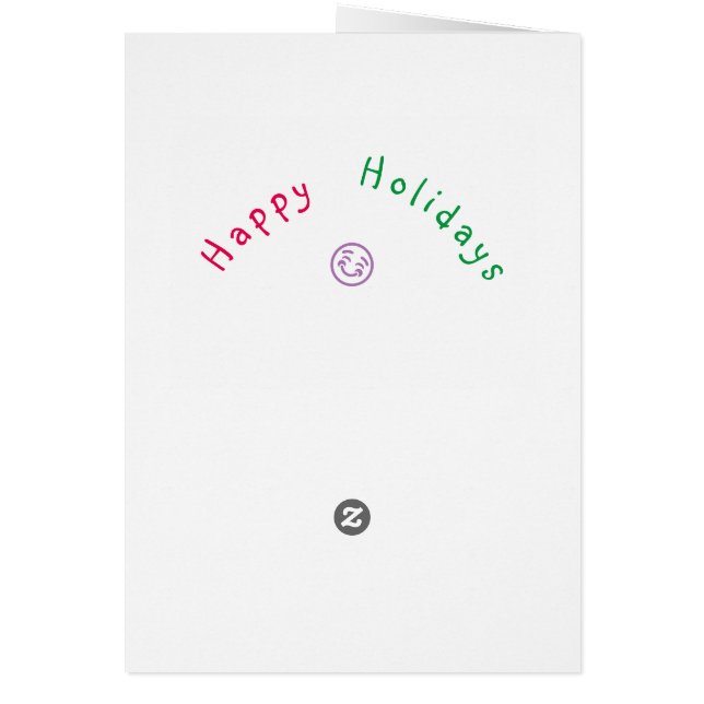 Happy Holidays - Happy Crazy Clown (Back)