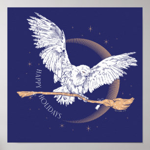 Happy Holidays Hedwig Delivery Poster