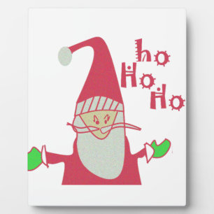 Happy Holidays Ho Ho Ho Merry Christmas Plaque