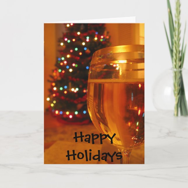 Happy Holidays Holiday Card (Front)