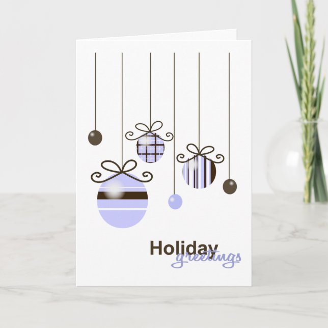 Happy Holidays Holiday Card (Front)