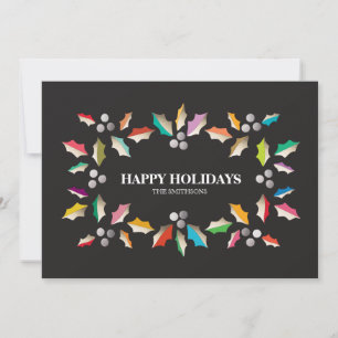 HAPPY HOLIDAYS HOLIDAY CARD
