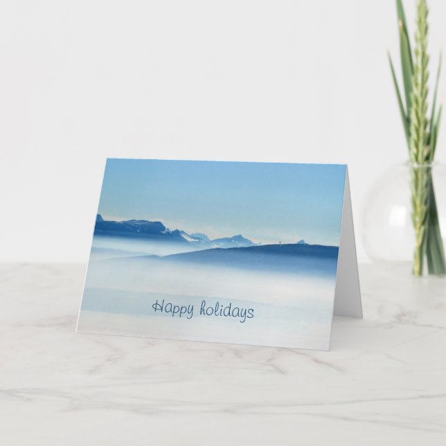 Happy holidays holiday card (Front)