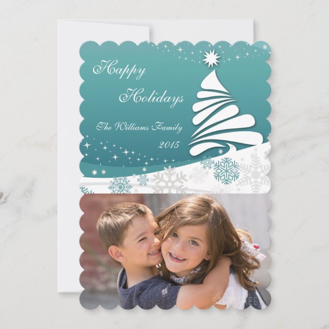 Happy Holidays Holiday Card (Front)