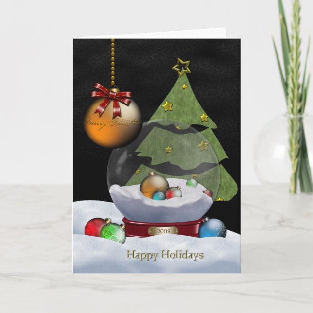 Happy Holidays Holiday Card (Front)